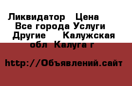 Ликвидатор › Цена ­ 1 - Все города Услуги » Другие   . Калужская обл.,Калуга г.